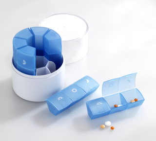 Medikamentendosierer  Medizinkassette Tabletten-Organizer 1 Woche