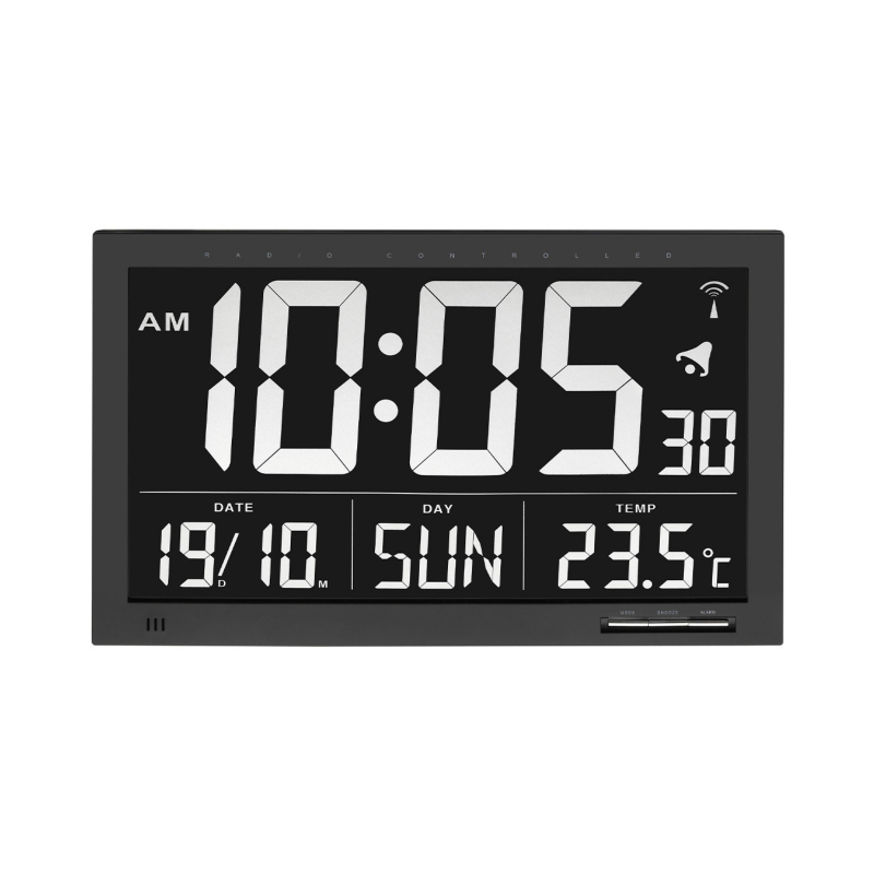 Trevi SLD 3875 Digitaluhr Mit LCD, Wecker, Thermometer & Kalender – Türkis