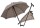 Stockschirm TWIN Regenschirm mit eingebautem Gehstock 2 Größen Karo braun groß 87 - 95 cm