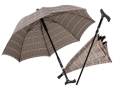 Stockschirm TWIN Regenschirm mit eingebautem Gehstock 2...