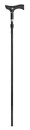 Stockschirm TWIN Regenschirm mit eingebautem Gehstock 2 Größen Karo braun klein 80 - 83 cm