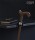 Stockhalter Ingrid, Halter für Gehstock / Krücke 17,5 - 22,5 mm silber
