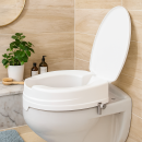 Toilettenaufsatz, Toilettensitzerhöhung, WC-Erhöhung m. Deckel