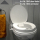 Toilettenaufsatz, Toilettensitzerhöhung, WC-Erhöhung m. Deckel