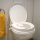 Toilettenaufsatz, Toilettensitzerhöhung, WC-Erhöhung m. Deckel