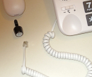 Verdrehschutz für Telefonkabel Hörerkabel Telefonschnur...