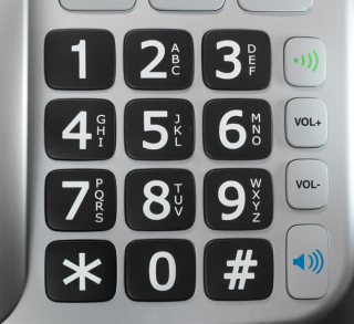 Big Button Combo XXL Großtasten-Festnetztelefon + Mobilteil