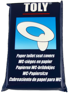 WC-Papiersitze TOLY Papierauflagen für Toilettensitze 10 Stück