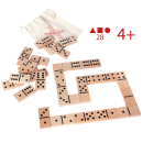 Domino im Beutel Maxi-Domino-Spiel aus Naturholz 7,2 x 3,6 cm