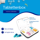 Pillenbox mit Vibrationsalarm Medikametendosierer Tablettendose