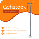 Gehstock faltbar Klappstock Gehhilfe Spazierstock Reisestock