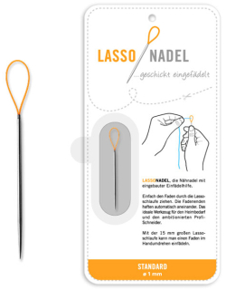 Lassonadel Nähnadel mit Einfädelhilfe in 3 Varianten