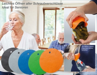 easy switch Schraubverschlussöffner Anti-Rutsch-Pad 13,5 cm