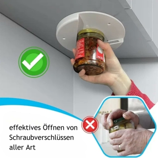Deckelöffner Glaßöfner Flaschenöfner zur Montage an Unterschränken