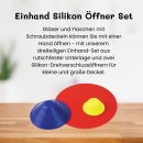 Deckelöffner Set für Dosen-, Flaschen-, und Gläserdeckel 8-teilig