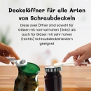 Deckelöffner Set für Dosen-, Flaschen-, und Gläserdeckel 8-teilig