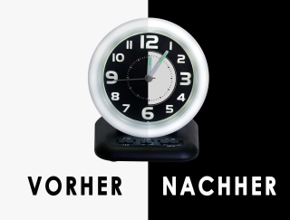 Wake'n'Shake VINTAGE Analoger Wecker mit Vibrationsalarm - Seniorenge,  74,90