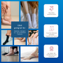 Ultraflex Frottee Venensocken mit extra weitem Bund speziell für geschwollene Beine 3 Paar schwarz