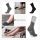 Ultraflex Frottee Venensocken mit extra weitem Bund speziell für geschwollene Beine 3 Paar schwarz