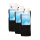 Ultraflex Frottee Venensocken mit extra weitem Bund speziell für geschwollene Beine 3 Paar schwarz