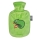 Wärmflasche Fashy Chamäleon Charly, mit Flauschbezug 0,8 L