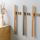 Schuhlöffel mit langem Griff (55 cm) – magnetisch, ergonomisch & aus Buchenholz – in Natur oder Walnuss – ideal für Senioren, Schwangere & bei Bewegungseinschränkungen
