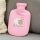 Fashy Wärmflasche für Kinder Schaf Motiv mit Fleecebezug rosa