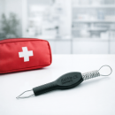 Zecken-Fix Zeckenpinzette – Medizinischer Zeckenentferner aus Edelstahl & Kunststoff – Sterilisierbar – Für Mensch & Tier