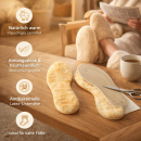 Einlegesohlen aus echtem Lammfell – wohlig warme...