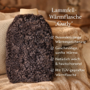 Lammfell-Wärmflasche „Curly“ – mit...