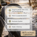 Kleiner Lammfellfußsack für Tragschalen,...