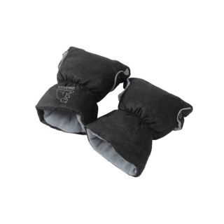 Handwärmer für den Kinderwaagen 1 Paar (grau meliert) – Warme Hände bei jedem Spaziergang