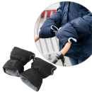 Handwärmer für den Kinderwaagen 1 Paar (grau...