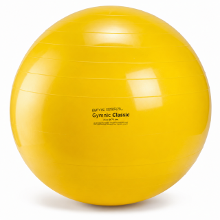 Gymnic Physioball Gelb – Therapieball für Fitness, Pilates & Rehabilitation 75 cm bis 300 kg