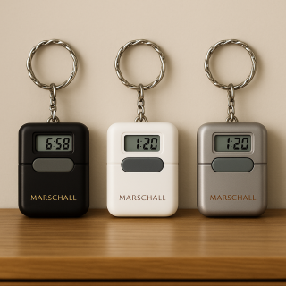 Schlüsselanhänger mit sprechender Uhr