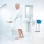 Mobile WC-Aufstehhilfe Sam Comfort Weiß – Freistehende Toiletten-Aufstehhilfe mit Ablagekorb | Bis 150 kg belastbar | Passend für handelsübliche WC-Becken