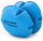 Handtrainer aufblasbar Ø 16 cm – Fingertrainer zur Mobilisierung & Stärkung der Handmuskulatur, hellblau