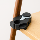 Stockhalter Clip / Halter für Gehstock, Gehhilfe oder Krücke geeignet für Gehhilfe von 1,6 - 2,5 cm