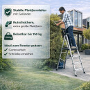 Sicherheits-Plattformleiter mit Geländer – 3...