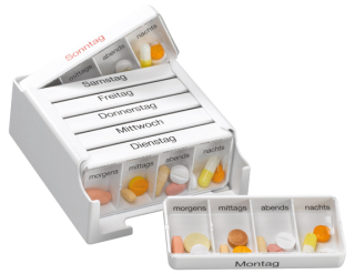 Medikamentendosierer für 7 Tage / Medi-7 Tablettendose