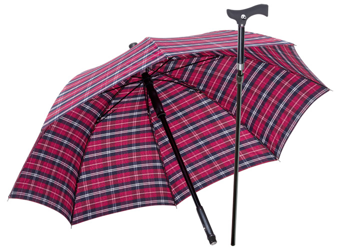 Stockschirm TWIN Regenschirm mit eingebautem Gehstock 2 Größen - Seni,  49,90 €