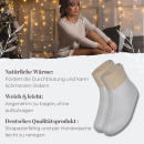 Angora-Bettschuhe / Bettsocken / Fußwärmer 75% Angora Größe M