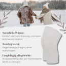 Angora-Kniewärmer 70% Angora Größe L