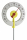 LOLLIPOP Design-Gartenthermometer XXL Outdoor-Thermometer