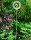 LOLLIPOP Design-Gartenthermometer XXL Outdoor-Thermometer Alu/gelb, roter Zeiger