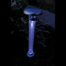 SOLINO Gartenthermometer XXL Outdoor-Thermometer mit Solarlicht