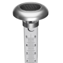 SOLINO Gartenthermometer XXL Outdoor-Thermometer mit Solarlicht