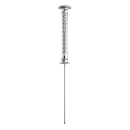 SOLINO Gartenthermometer XXL Outdoor-Thermometer mit Solarlicht